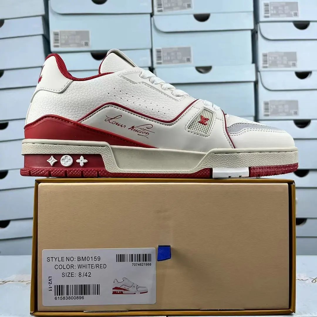 Trainer White Red