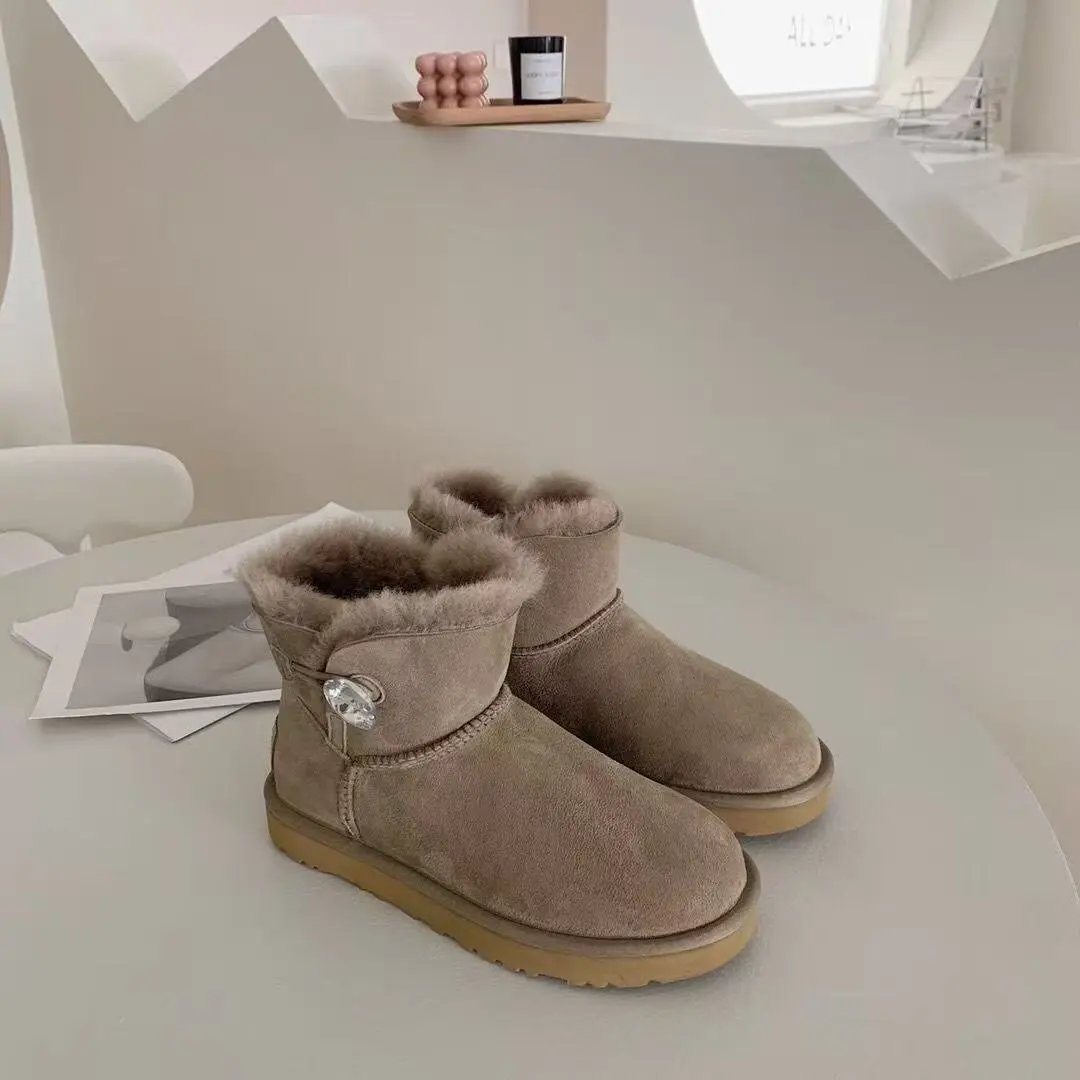 UGG Boots Fur-Lined Rear Bow — 27