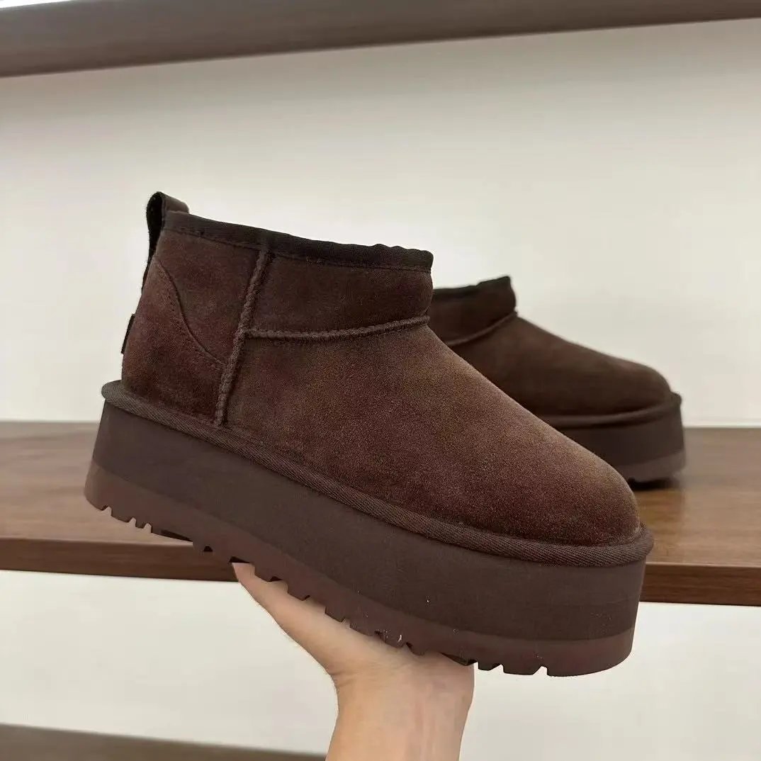 UGG Boots Fur-Lined Rear Bow — 12