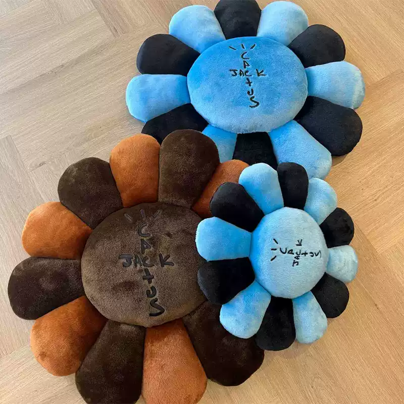 Travis Scott, Flower Plush Pillow