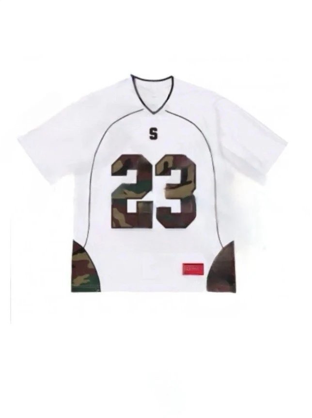 American Street Style Letter Patchwork Quick-Dry Mesh Short Sleeve T-Shirt for Men and Women
