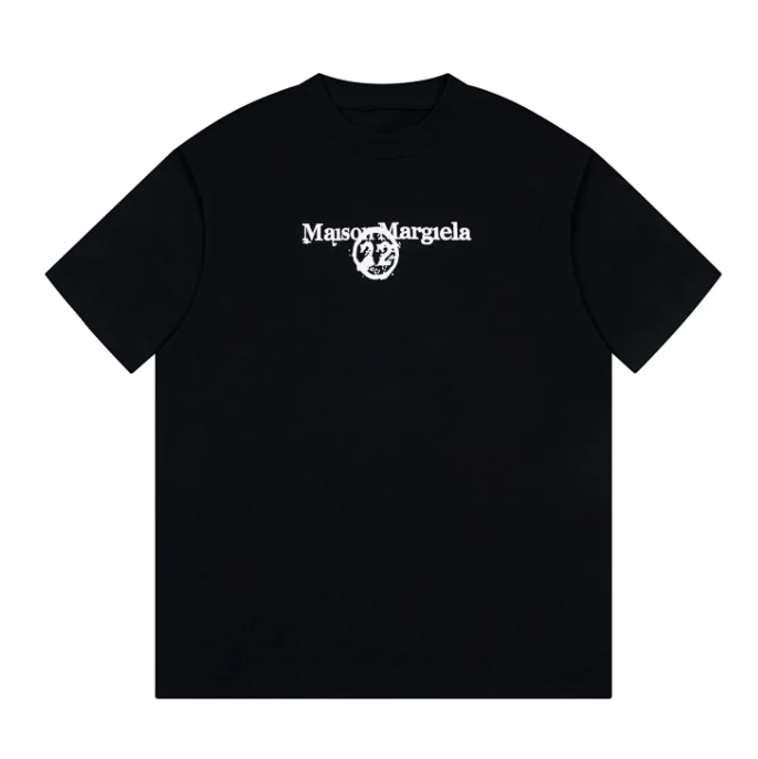 Magira pure cotton double yarn men's short sleeved high-quality MM6 unisex couple T-shirt