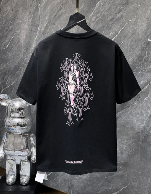 Chrome Hearts 25SS New Cross Summer Short Sleeve Streetwear Unisex Tee