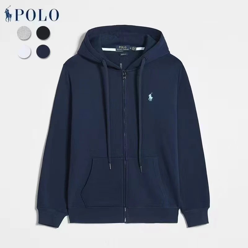 Lacoste Hoodies & Sweatshirts Zip-Up Hooded Sweatshirt with Crocodile Logo — 07
