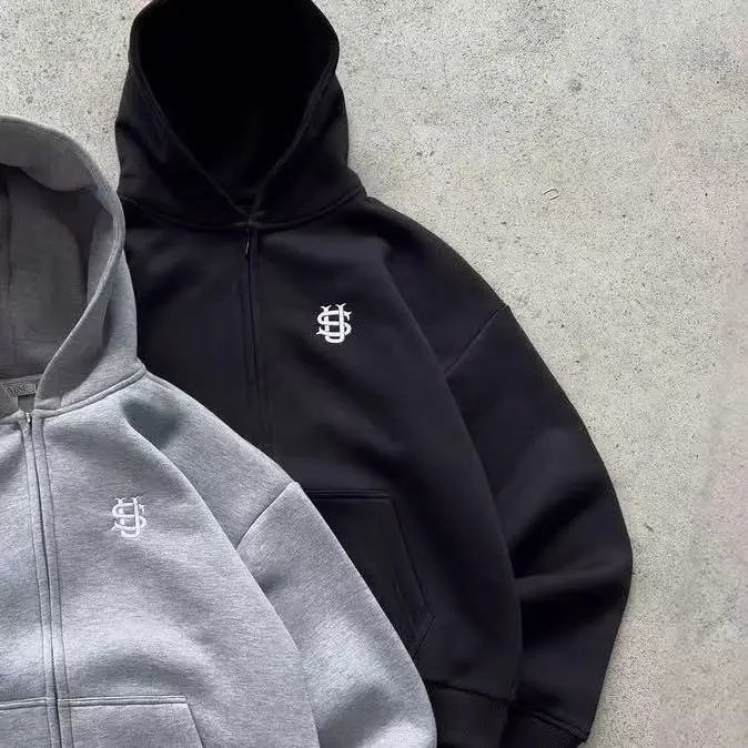 Lacoste Hoodies & Sweatshirts Zip-Up Hooded Sweatshirt with Crocodile Logo — 06