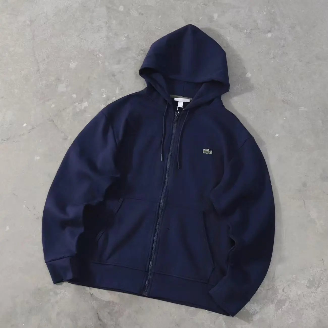 Lacoste Hoodies & Sweatshirts Zip-Up Hooded Sweatshirt with Crocodile Logo — 02