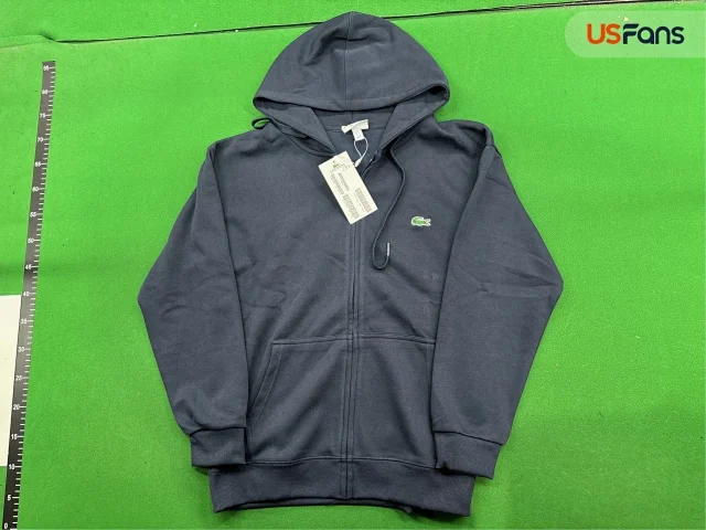 Lacoste Hoodies & Sweatshirts Zip-Up Hooded Sweatshirt with Crocodile Logo product detail image 3
