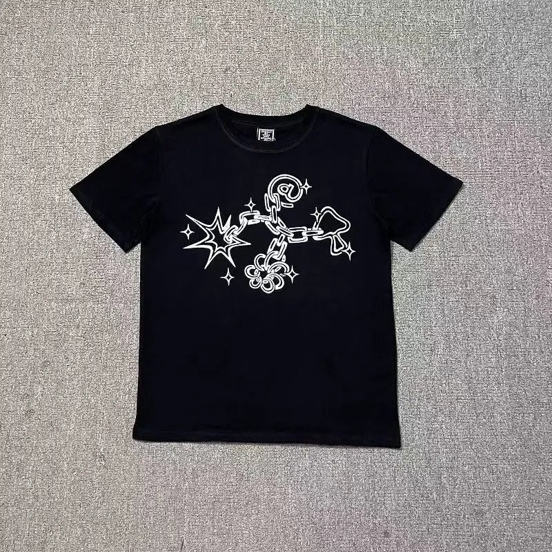 Unbranded T-Shirts Crew Neck Graphic Print — 25