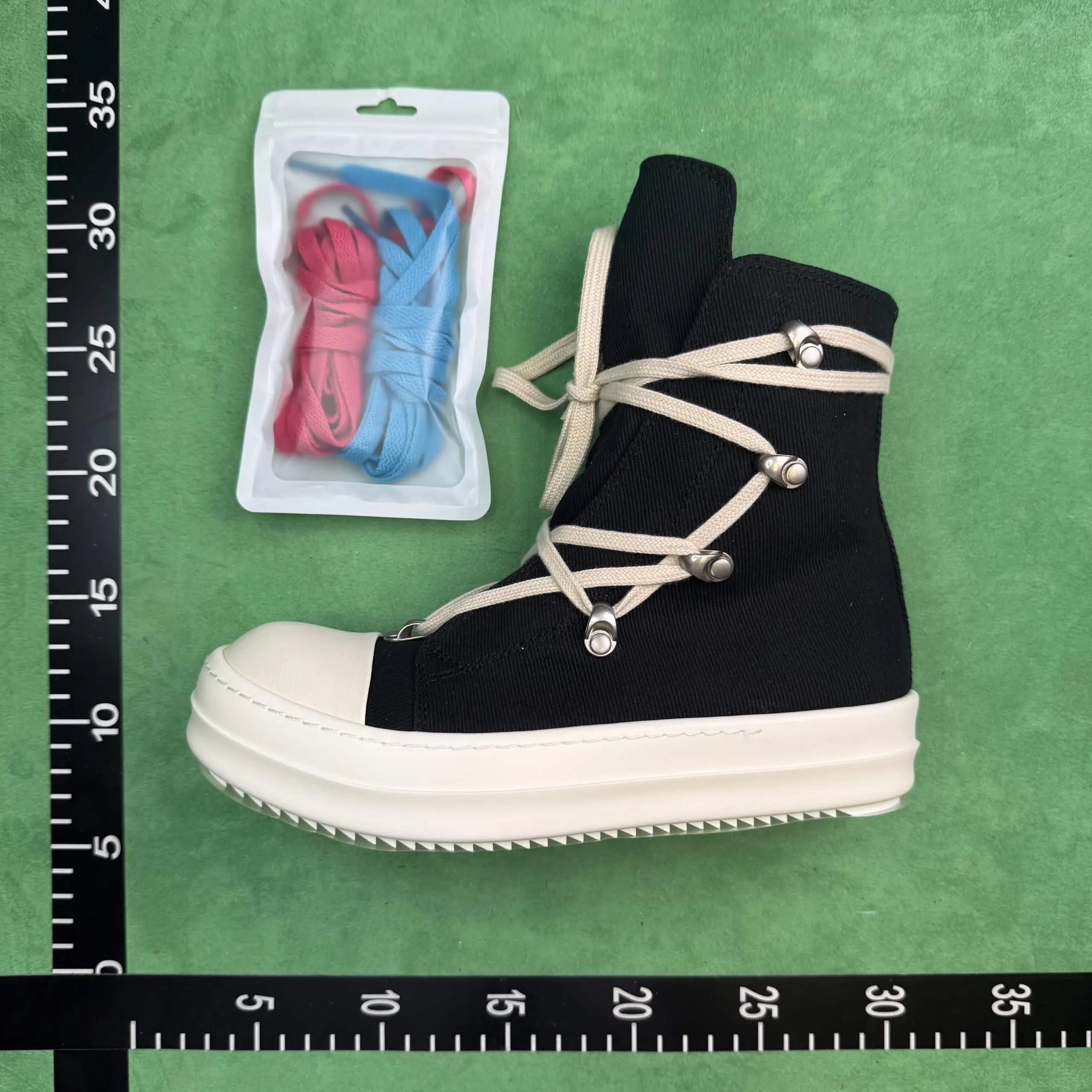 Unbranded Sneakers RO-DU-2 High-Top Canvas Lace-Up image 3