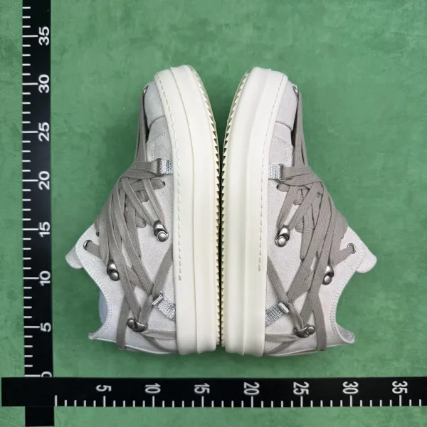 Rick Owens DRKSHDW Ramones Low Beige Sneakers - 12