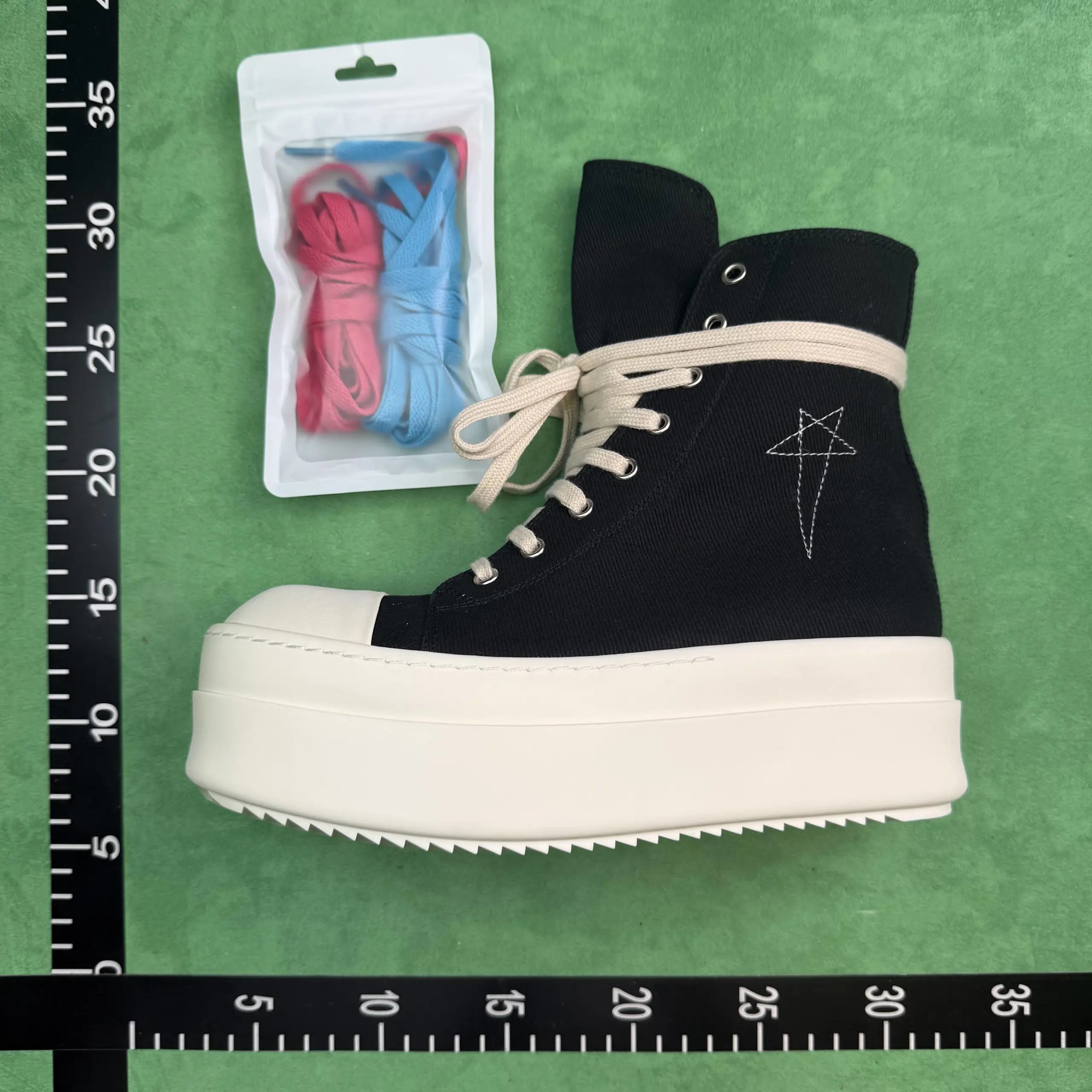 Unbranded Sneakers RO-DU-2 High-Top Canvas Lace-Up image 5