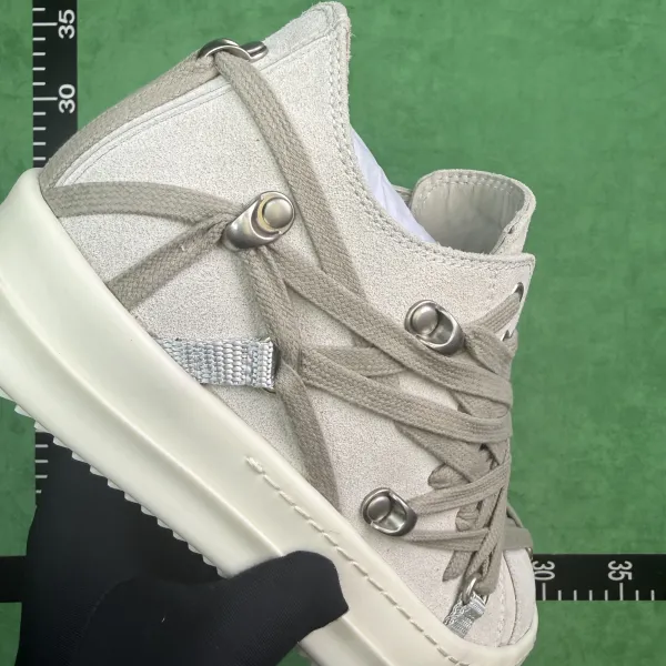 Rick Owens DRKSHDW Ramones Low Beige Sneakers - 17