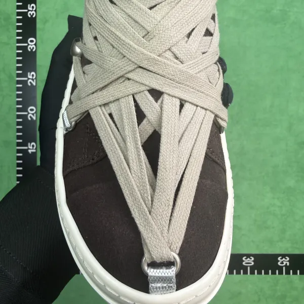 Rick Owens DRKSHDW Ramones Low Beige Sneakers - 11