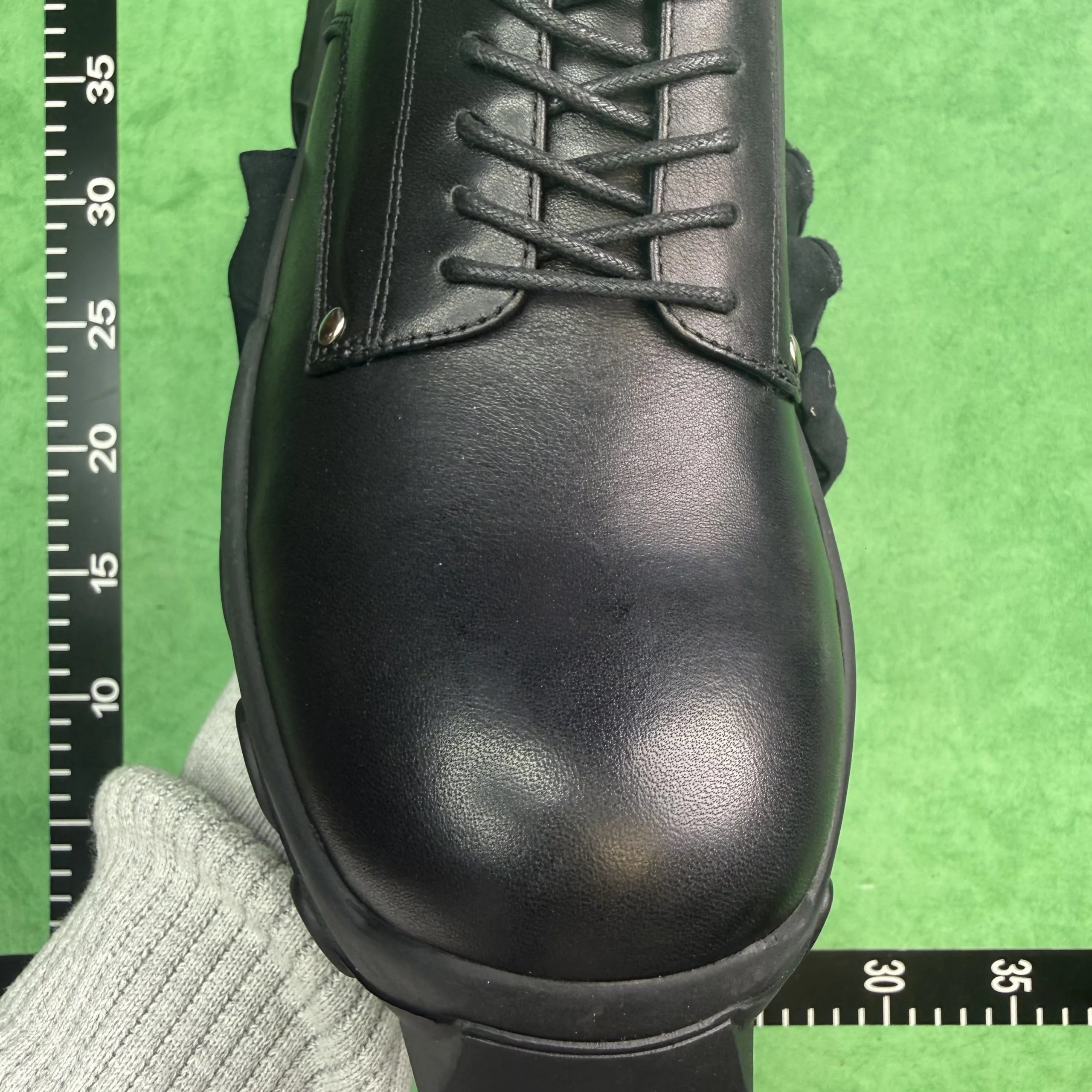 Unbranded Leather Shoes Chunky lug-sole lace-up derby image 9