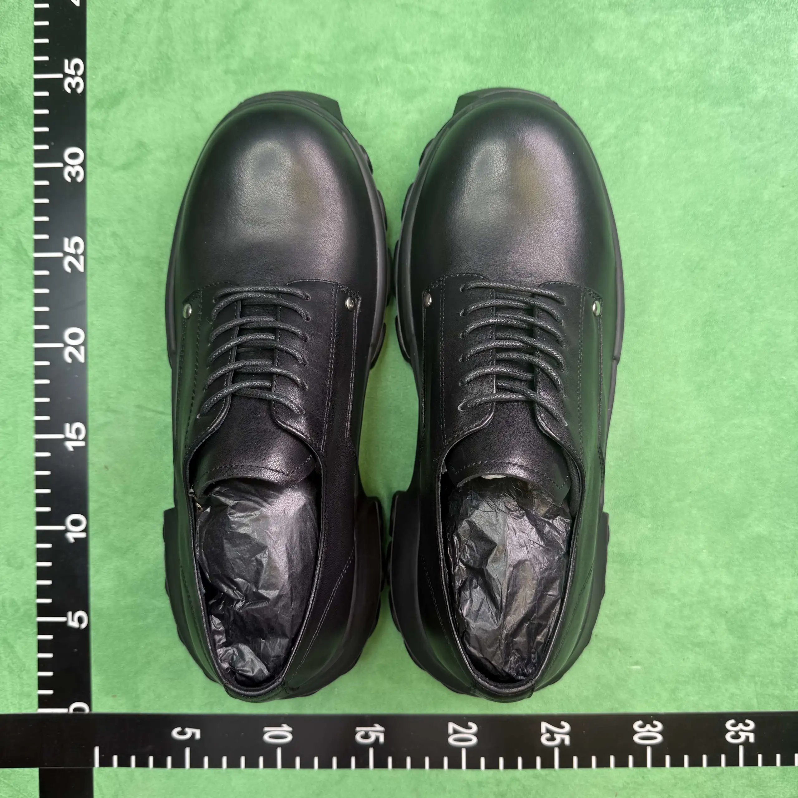 Unbranded Leather Shoes Chunky lug-sole lace-up derby image 3