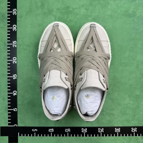 Rick Owens DRKSHDW Ramones Low Beige Sneakers - 13