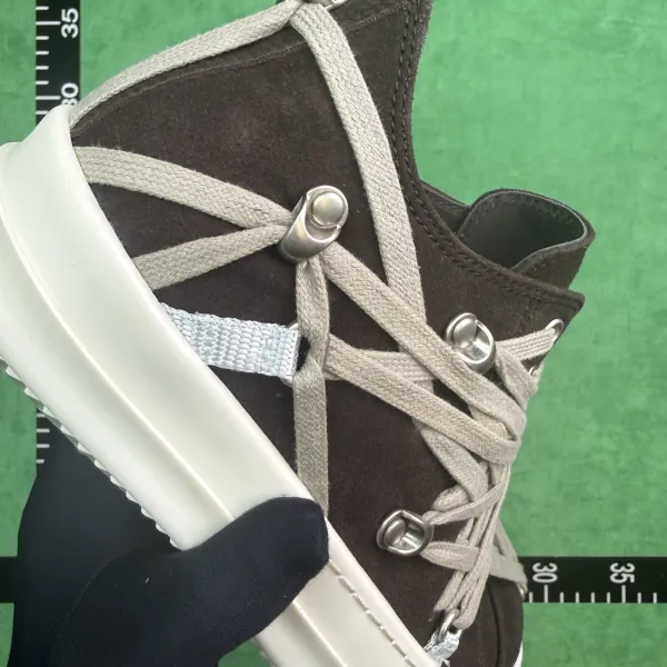 Rick Owens DRKSHDW Ramones Low Beige Sneakers - 9