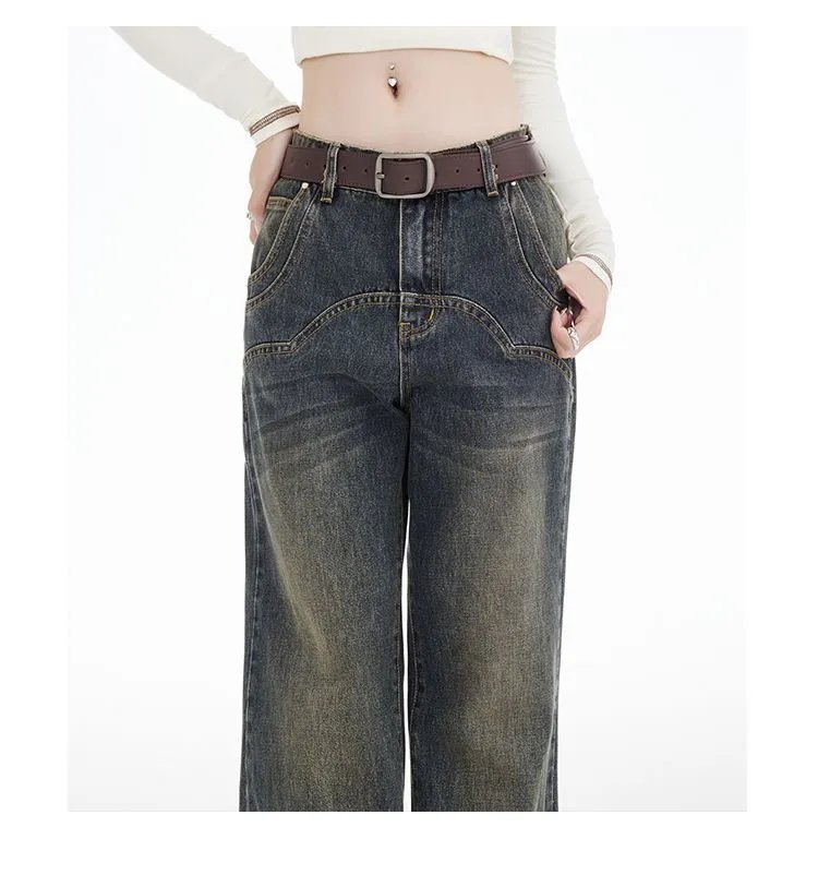 Distressed Gradient Flare Jeans photo 8