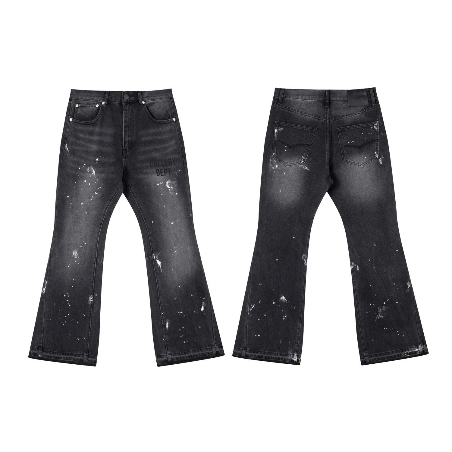Gallery Dept Striped Plaid Flared Denim photo 4