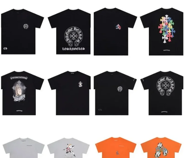 Cross border high version Croton short sleeved T-shirt, loose and trendy Croton hot item, Buddha hand cross print, suitable for both male and female couples