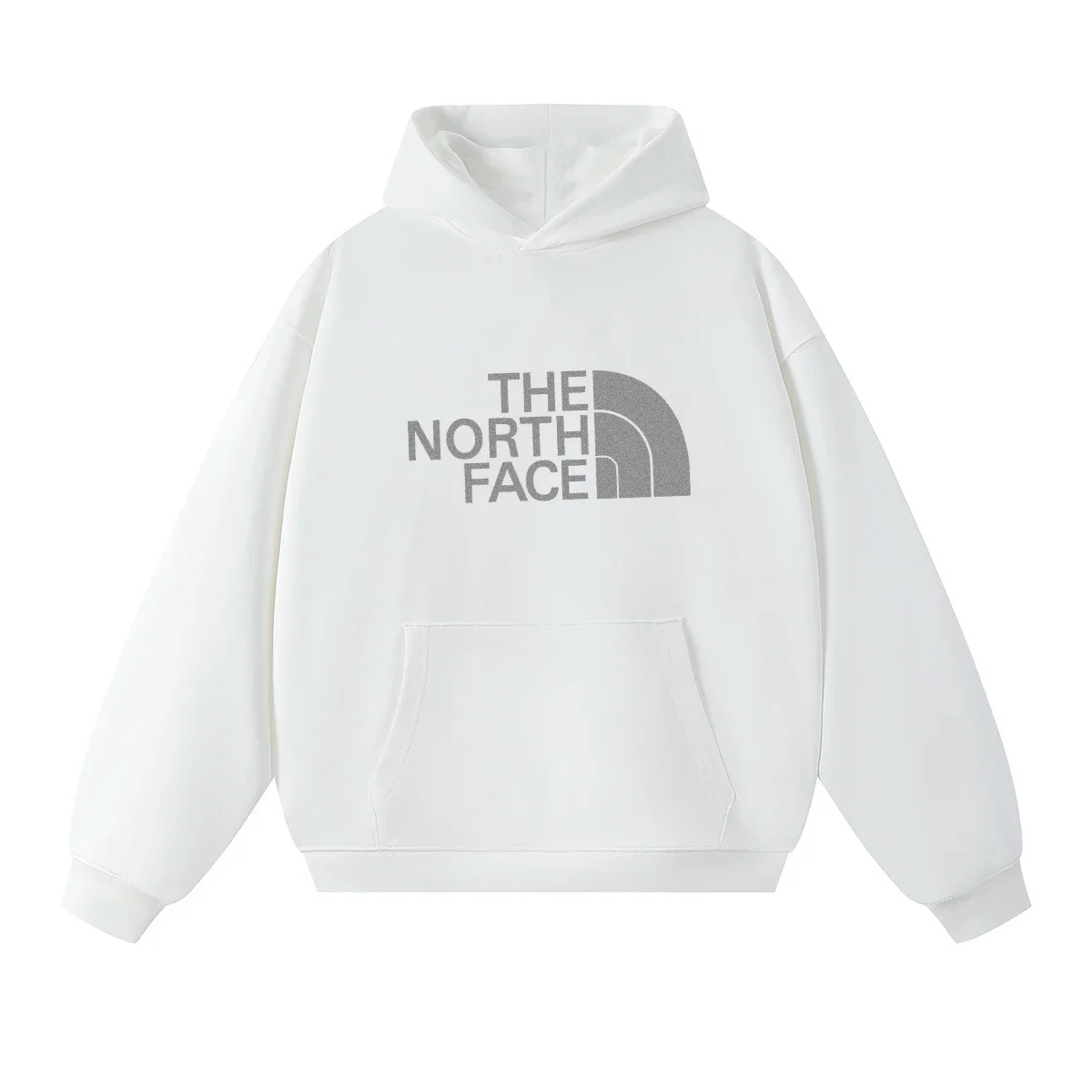 The North Face Large Logo White Hoodie