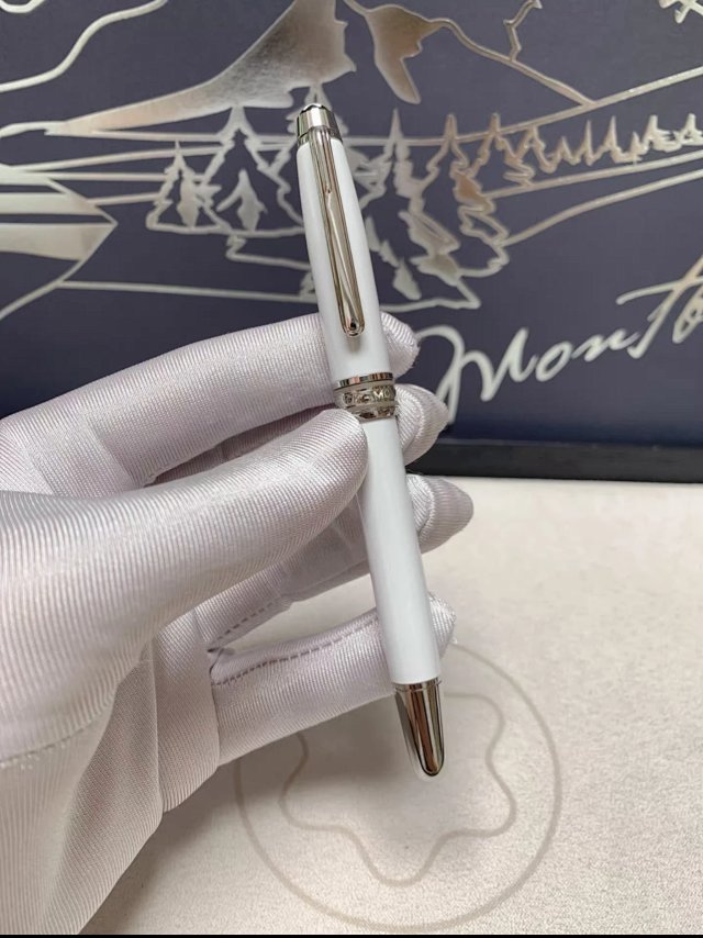 Montblanc Montblanc White Signature Luxury Chrome Pen - Buy on Kakobuysheetfind