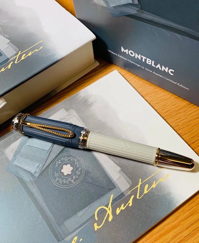 Montblanc Montblanc Jane Austen Blue White Gold Fountain Pen - Buy on Mulebuy Sheets