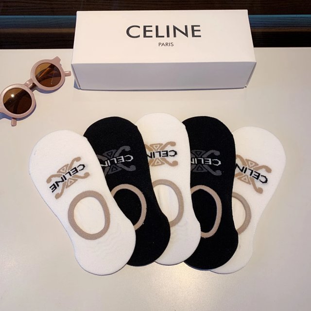 Celine CELINE Classic Black White Low Cut Invisible Socks - Buy on Kakobuysheetfind