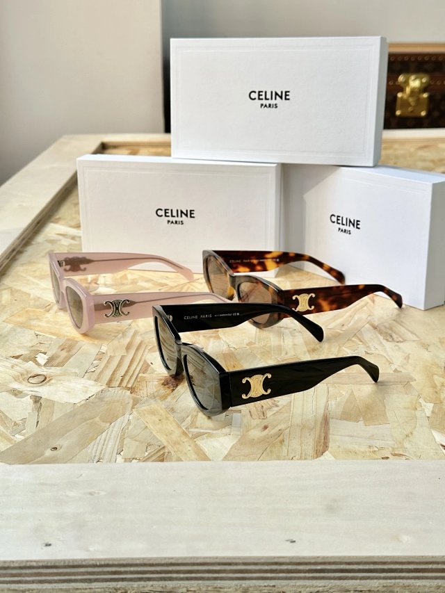 Celine Celine Triomphe Black Retro Square Sunglasses - Buy on Kakobuysheetfind
