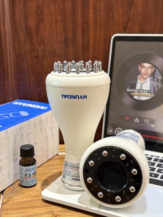 Hyundai Hyundai White Multifunctional Electric Scalp Massager Spa Tool - Buy on Mulebuy Sheets