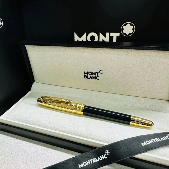 Montblanc Montblanc Black Gold Luxury Fountain Pen - Buy on Mulebuy Sheets
