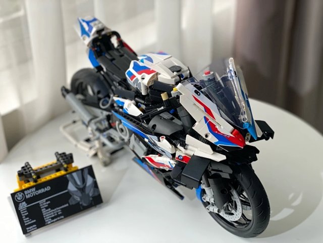 Lego Lego Technic Blue Red Motorcycle Model Toy - Buy on Kakobuysheetfind