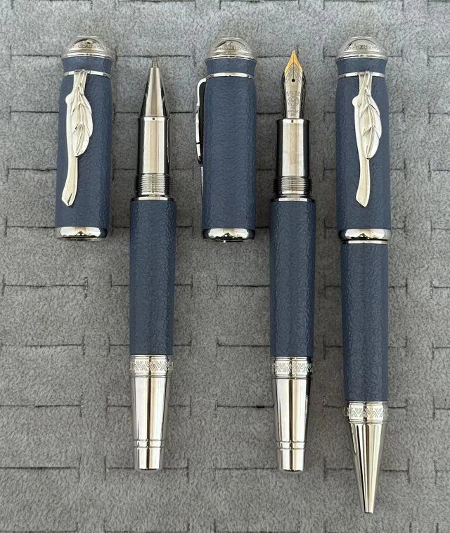 Montblanc Montblanc Meisterstück Blue-Grey Luxury Fountain Pen - Buy on Kakobuysheetfind