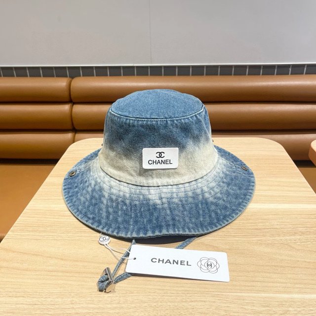 Chanel Chanel Blue Gradient Denim Bucket Hat - Buy on Kakobuysheetfind