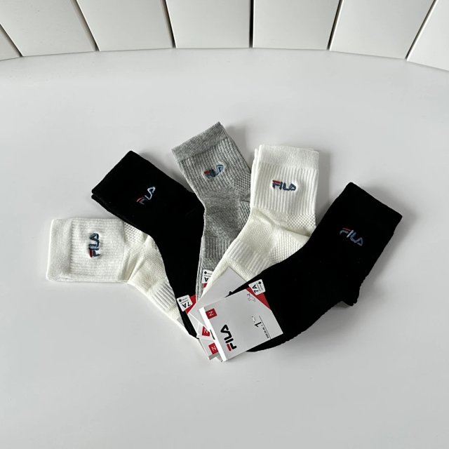 FILA FILA Classic Sport Cotton Mid-Calf Socks 3-Pack Unisex - Buy on Kakobuysheetfind
