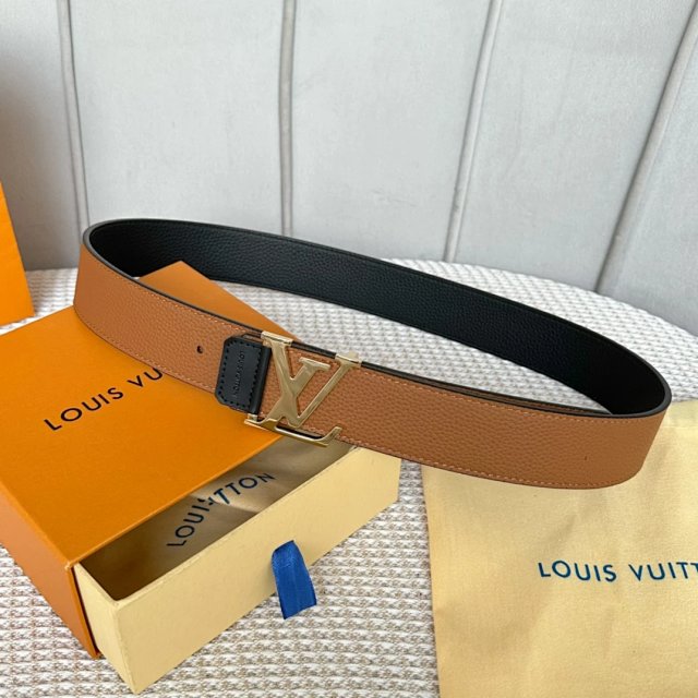 Louis Vuitton Louis Vuitton Men Brown Black Reversible Leather Belt - Buy on Mulebuy Sheets