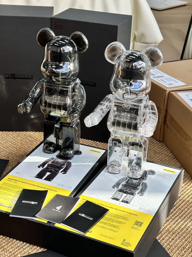 BE@RBRICK BE@RBRICK Audio Smoky Black Transparent Bluetooth Speaker Toy - Buy on Kakobuysheetfind