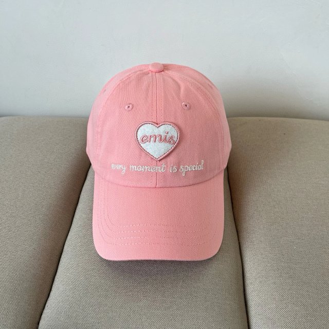Emis HatsEmis Pink Heart Cotton Embroidered Baseball Cap - Buy on Kakobuysheetfind