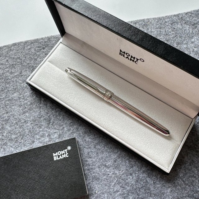 Montblanc Montblanc Silver Signature Pen Platinum Engraved Gift - Buy on Kakobuysheetfind