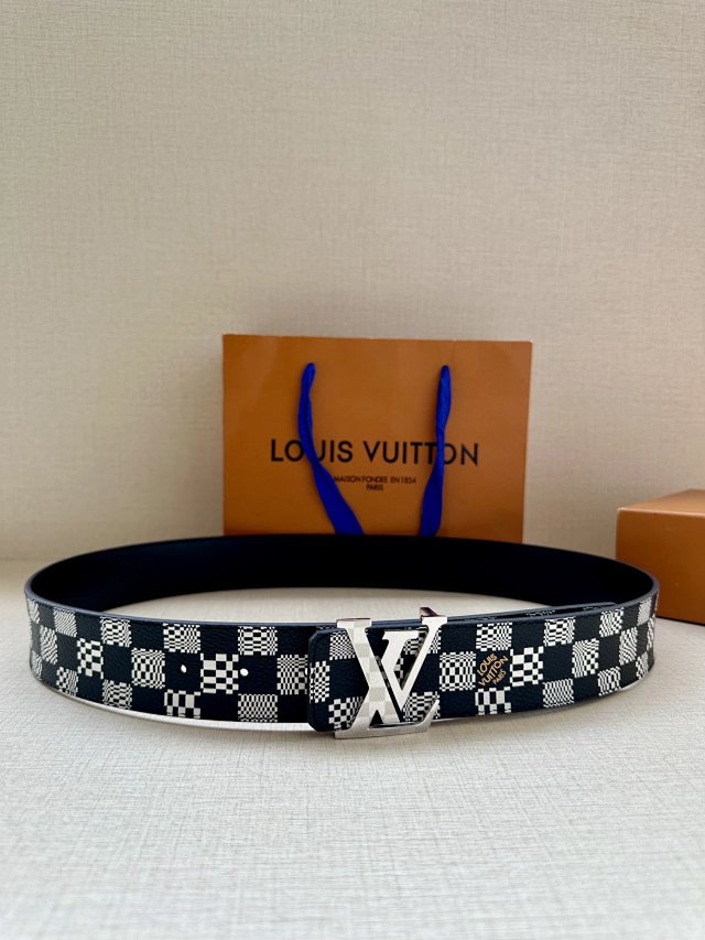 Louis Vuitton Damier Graphite Leather Belt