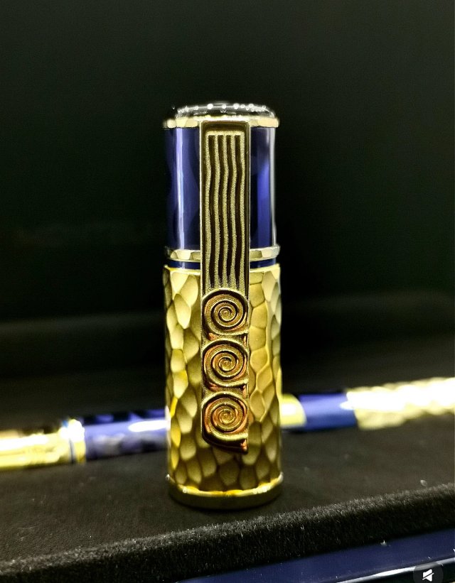 Montblanc Montblanc Blue Gold Art Nouveau Fountain Pen - Buy on Kakobuysheetfind