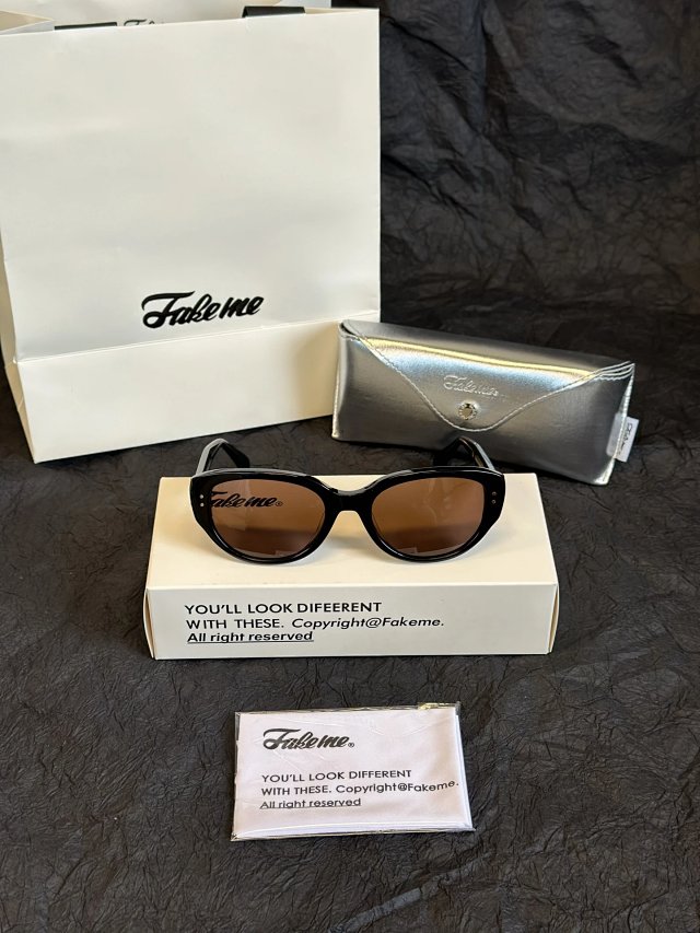 Fake me FakeMe Retro Black Square Sunglasses UV Protection - Buy on Kakobuysheetfind