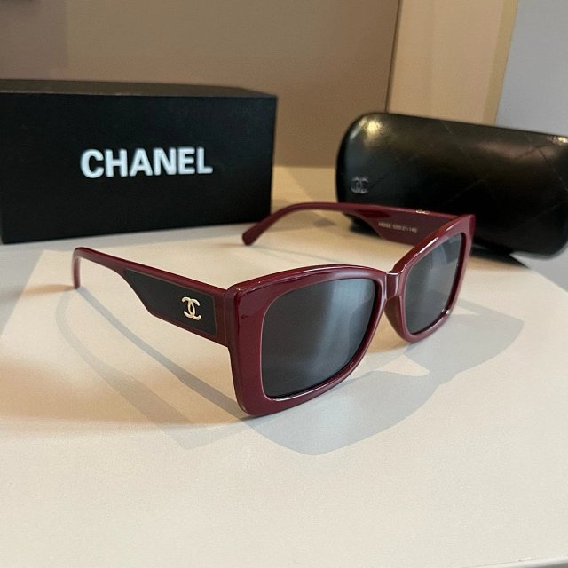 Chanel Chanel Classic Burgundy Square Sunglasses Unisex Luxury Eyewear - Buy on Kakobuysheetfind