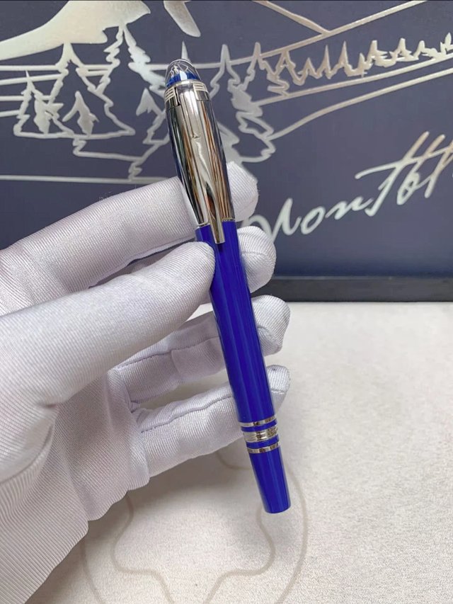 Montblanc Montblanc Blue Resin Silver Clip Luxury Pen - Buy on Kakobuysheetfind