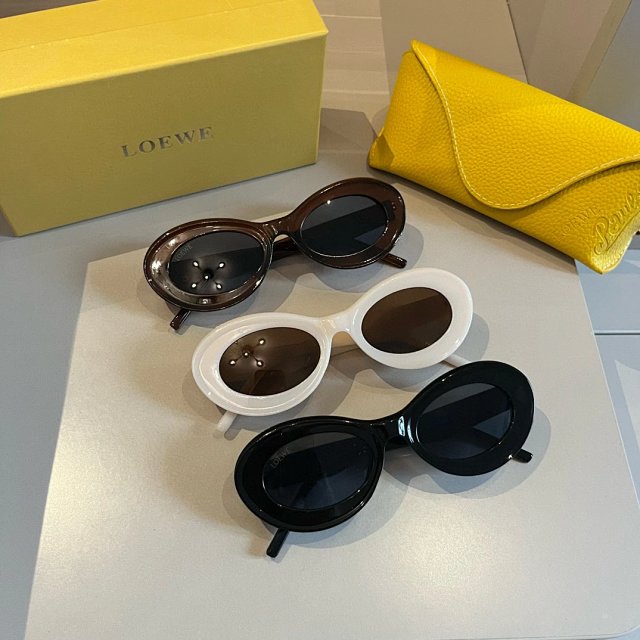 Loewe Loewe Lemon Yellow Leather Sunglasses Case Unisex Luxury - Buy on Kakobuysheetfind