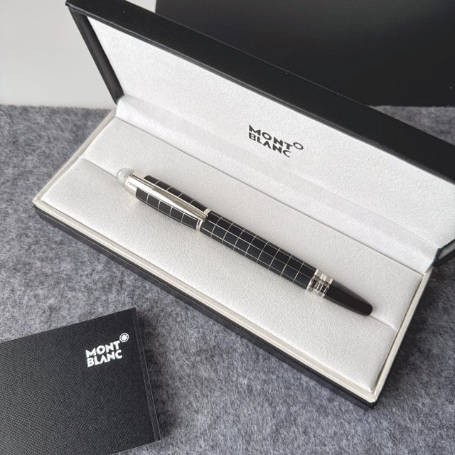 Montblanc Montblanc Black Grid Platinum Signature Pen - Buy on Kakobuysheetfind