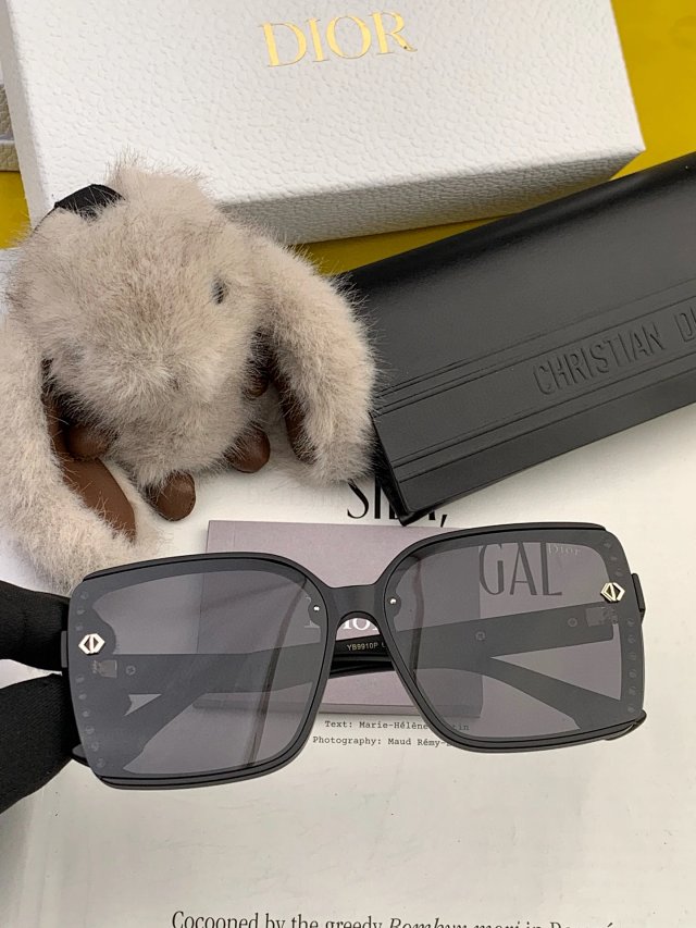 Dior Dior Black Acetate Square Unisex Vintage UV Sunglasses - Buy on Kakobuysheetfind