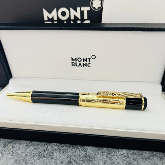 Montblanc Montblanc Black Gold Signature Luxury Ballpoint Pen - Buy on Kakobuysheetfind