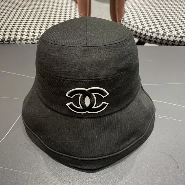 Chanel Chanel Black Cotton Bucket Hat Unisex Luxury Embroidery - Buy on Kakobuysheetfind
