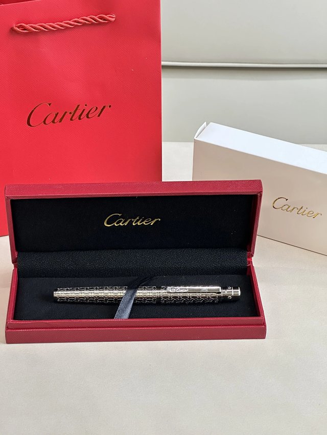 Cartier Cartier Classic Silver Engraved Metal Signature Pen - Buy on Kakobuysheetfind